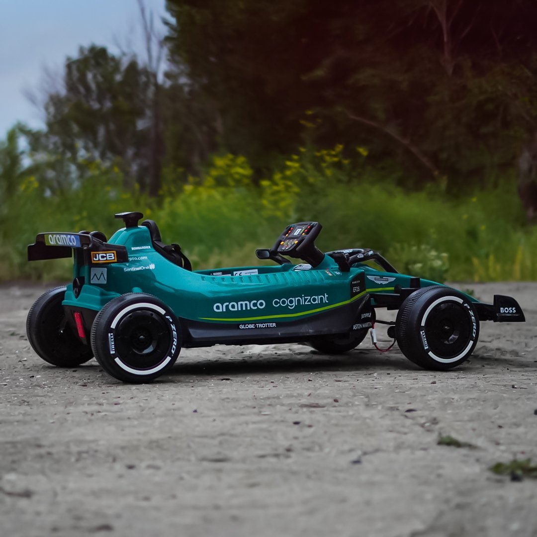 Детски акумулаторен булид Formula 1 Aston Martin, 24V5Ah, 160W, 4х4, EVA гуми - Image 6