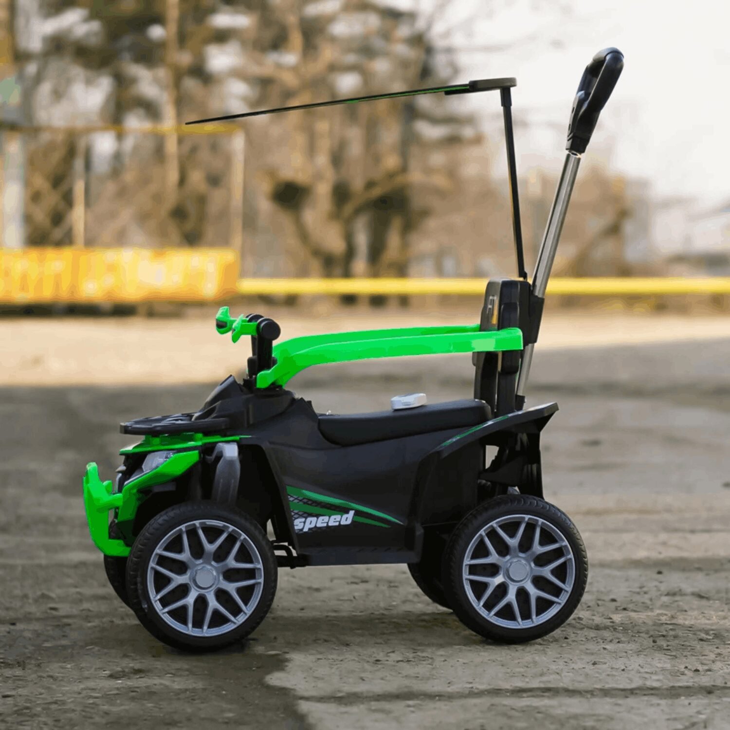 Детско Акумулаторно ATV 4в1 с дръжка, 40W 6V, EVA гуми - Image 7