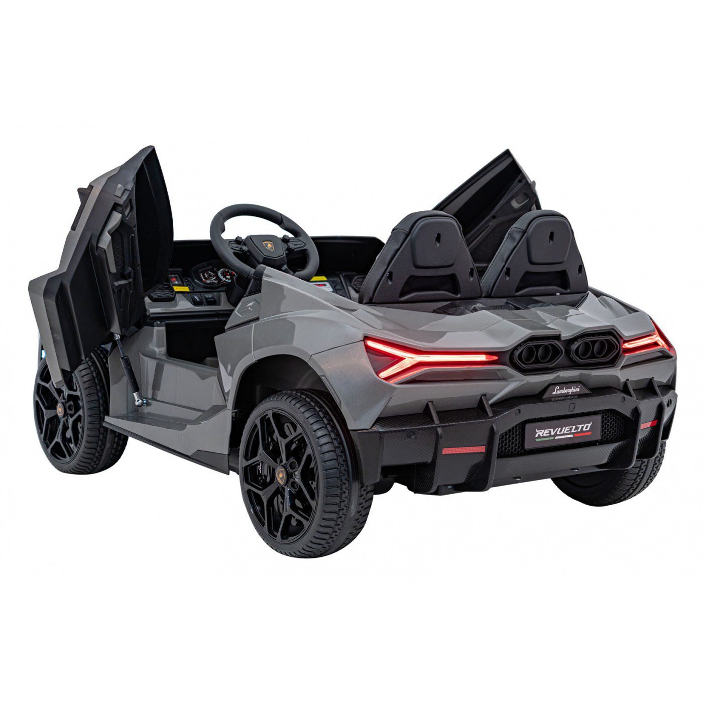 Лицензирана акумулаторна кола Lamborghini Revuelto XL, MP4, 24V7AH, 800W, EVA гуми - Image 13