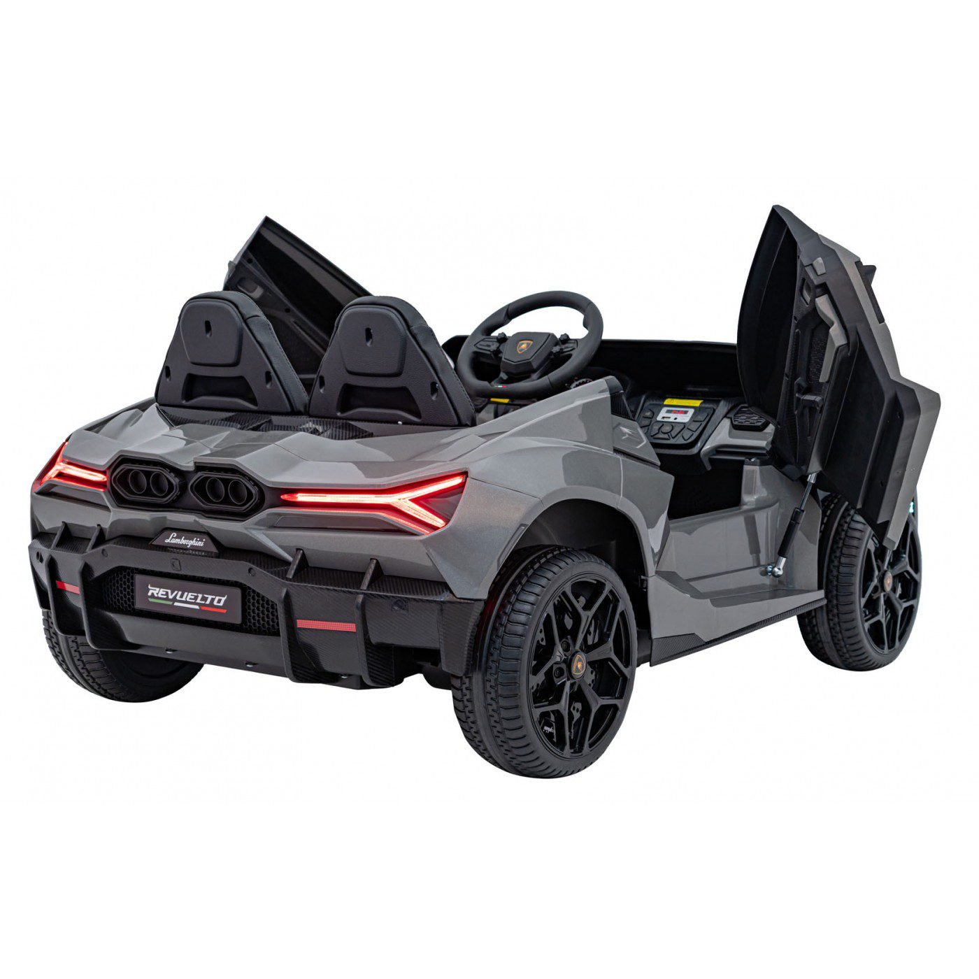 Лицензирана акумулаторна кола Lamborghini Revuelto XL, MP4, 24V7AH, 800W, EVA гуми - Image 14