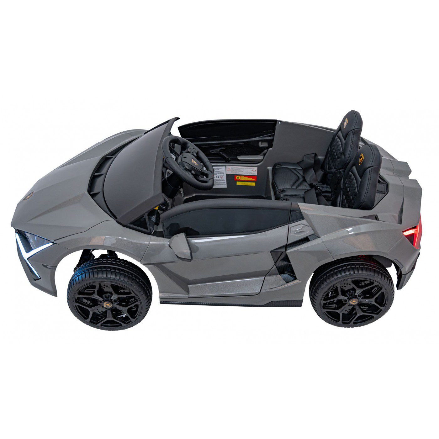 Лицензирана акумулаторна кола Lamborghini Revuelto XL, MP4, 24V7AH, 800W, EVA гуми - Image 9
