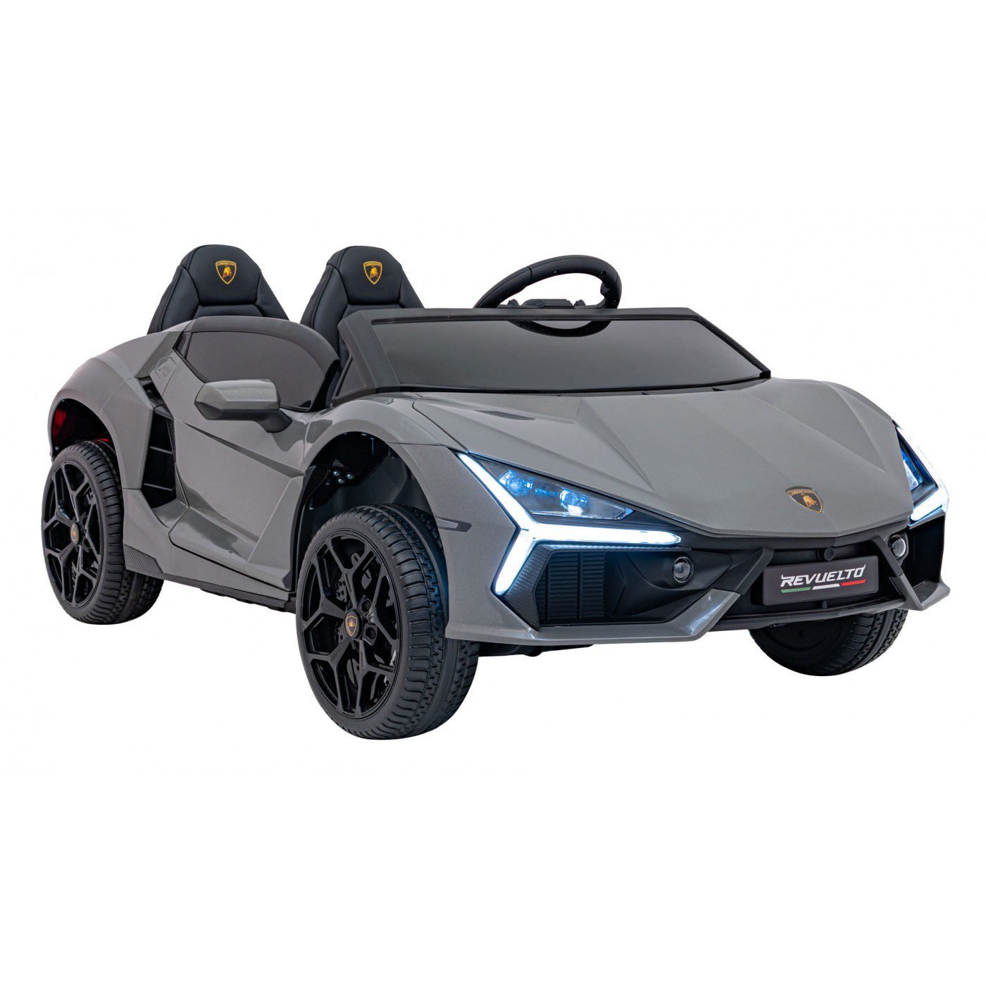 Лицензирана акумулаторна кола Lamborghini Revuelto XL, MP4, 24V7AH, 800W, EVA гуми - Image 4