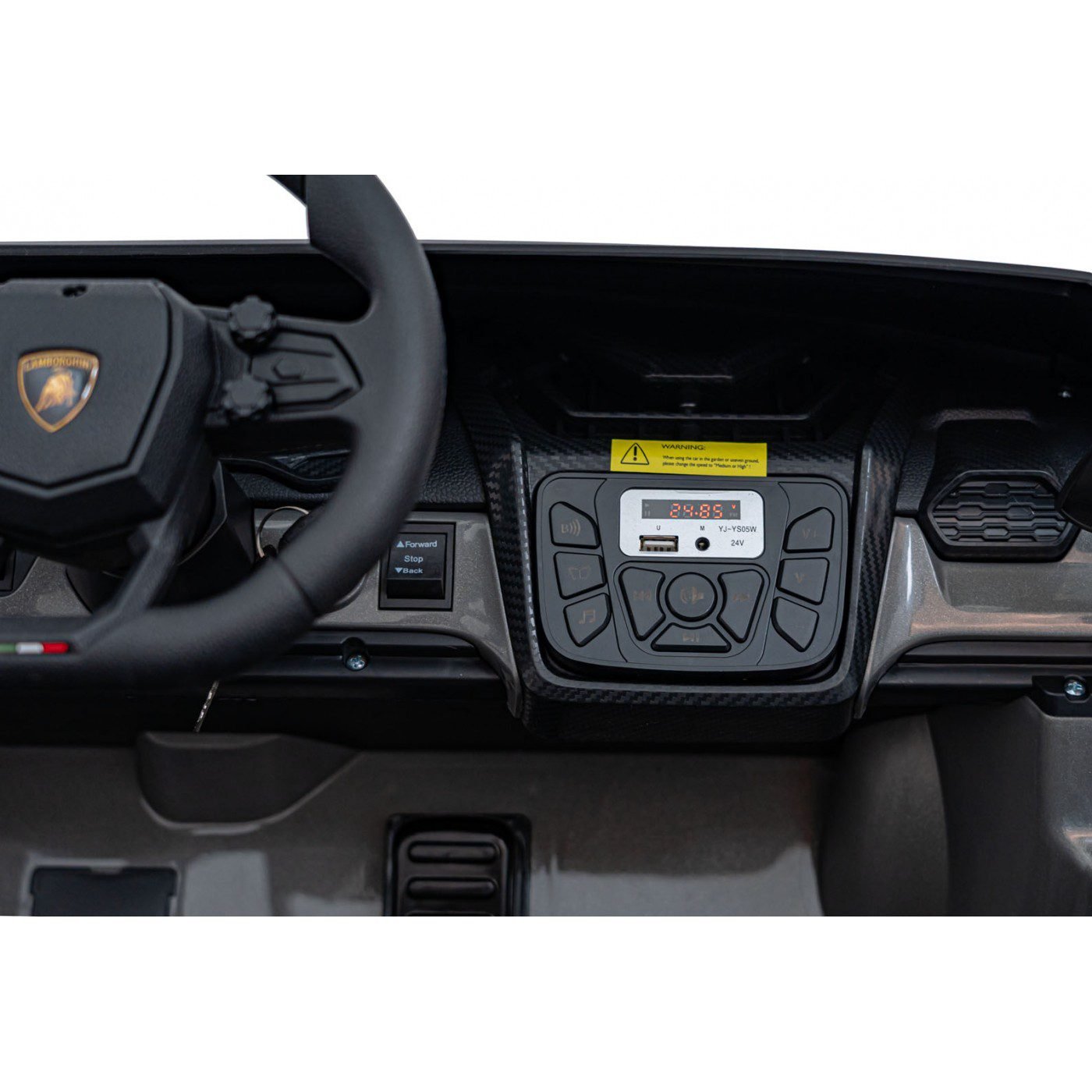 Лицензирана акумулаторна кола Lamborghini Revuelto XL, MP4, 24V7AH, 800W, EVA гуми - Image 19