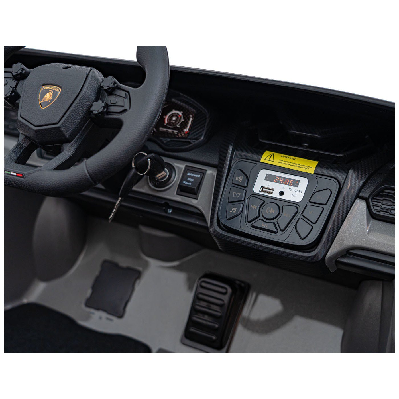 Лицензирана акумулаторна кола Lamborghini Revuelto XL, MP4, 24V7AH, 800W, EVA гуми - Image 18
