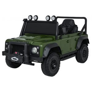 Лицензиран Акумулаторен Джип Land Rover Defender, 200W, 24V/7Ah, EVA гуми