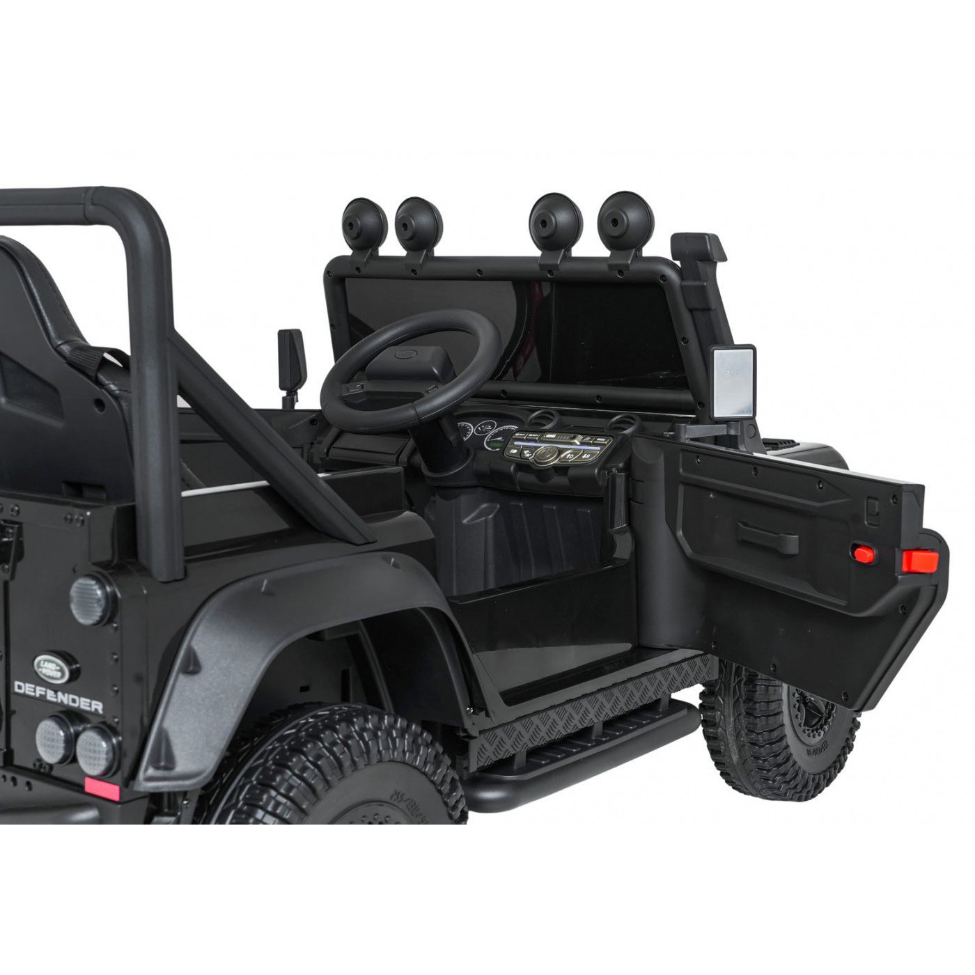 Лицензиран Акумулаторен Джип Land Rover Defender, 200W, 24V/7Ah, EVA гуми - Image 16