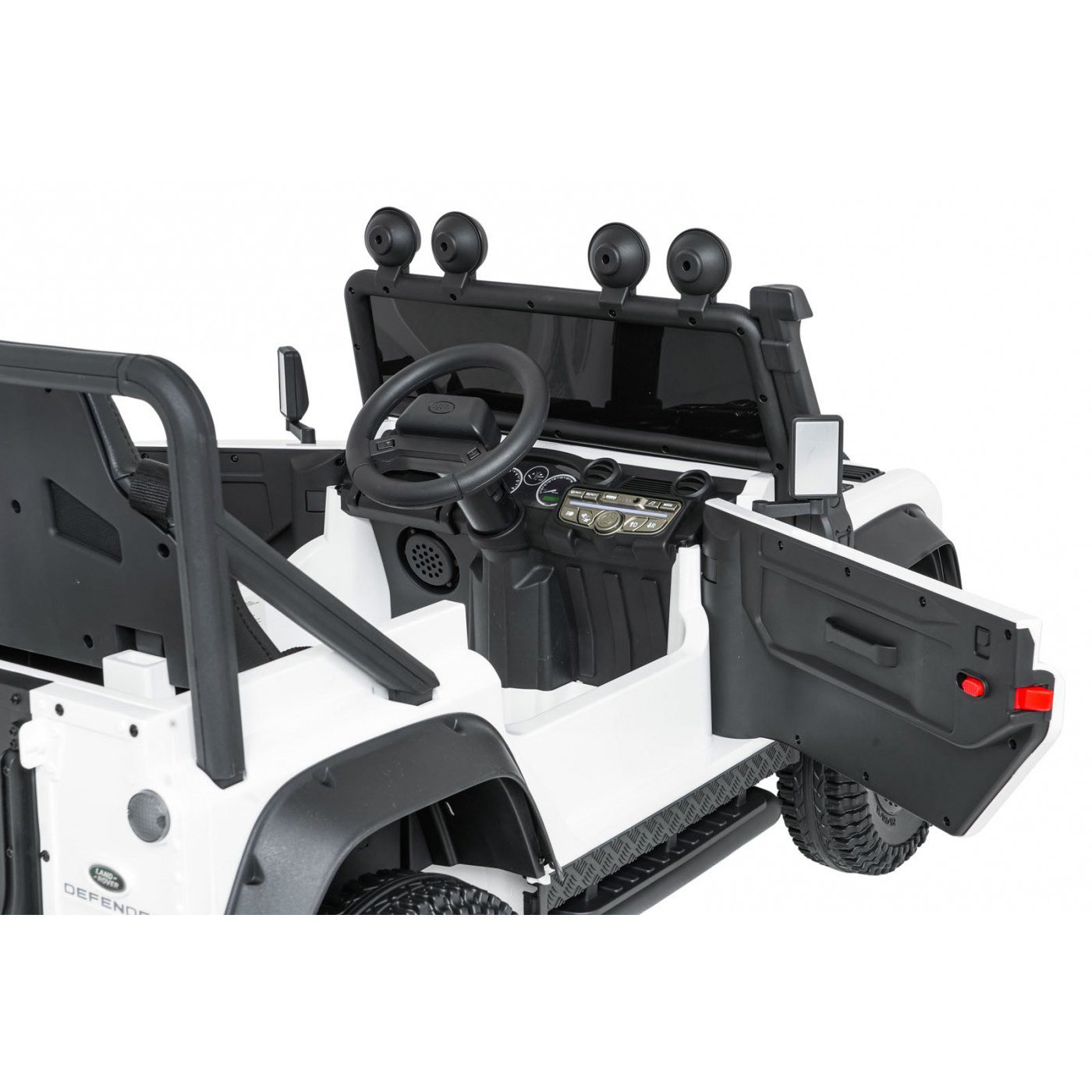 Лицензиран Акумулаторен Джип Land Rover Defender, 200W, 24V/7Ah, EVA гуми - Image 8