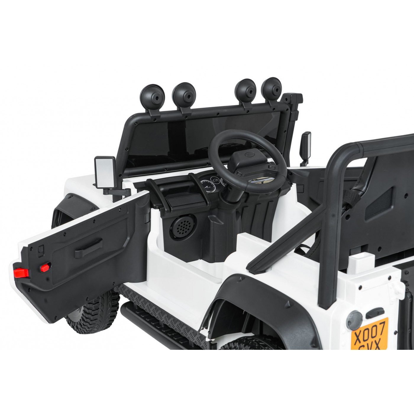 Лицензиран Акумулаторен Джип Land Rover Defender, 200W, 24V/7Ah, EVA гуми - Image 10