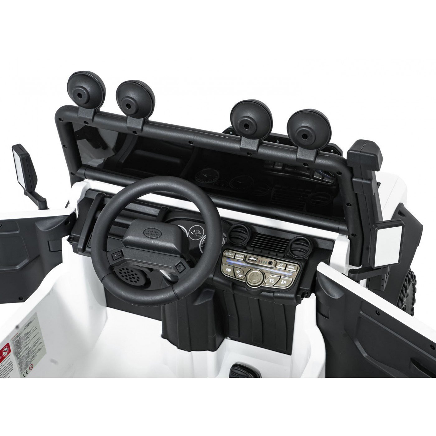 Лицензиран Акумулаторен Джип Land Rover Defender, 200W, 24V/7Ah, EVA гуми - Image 18