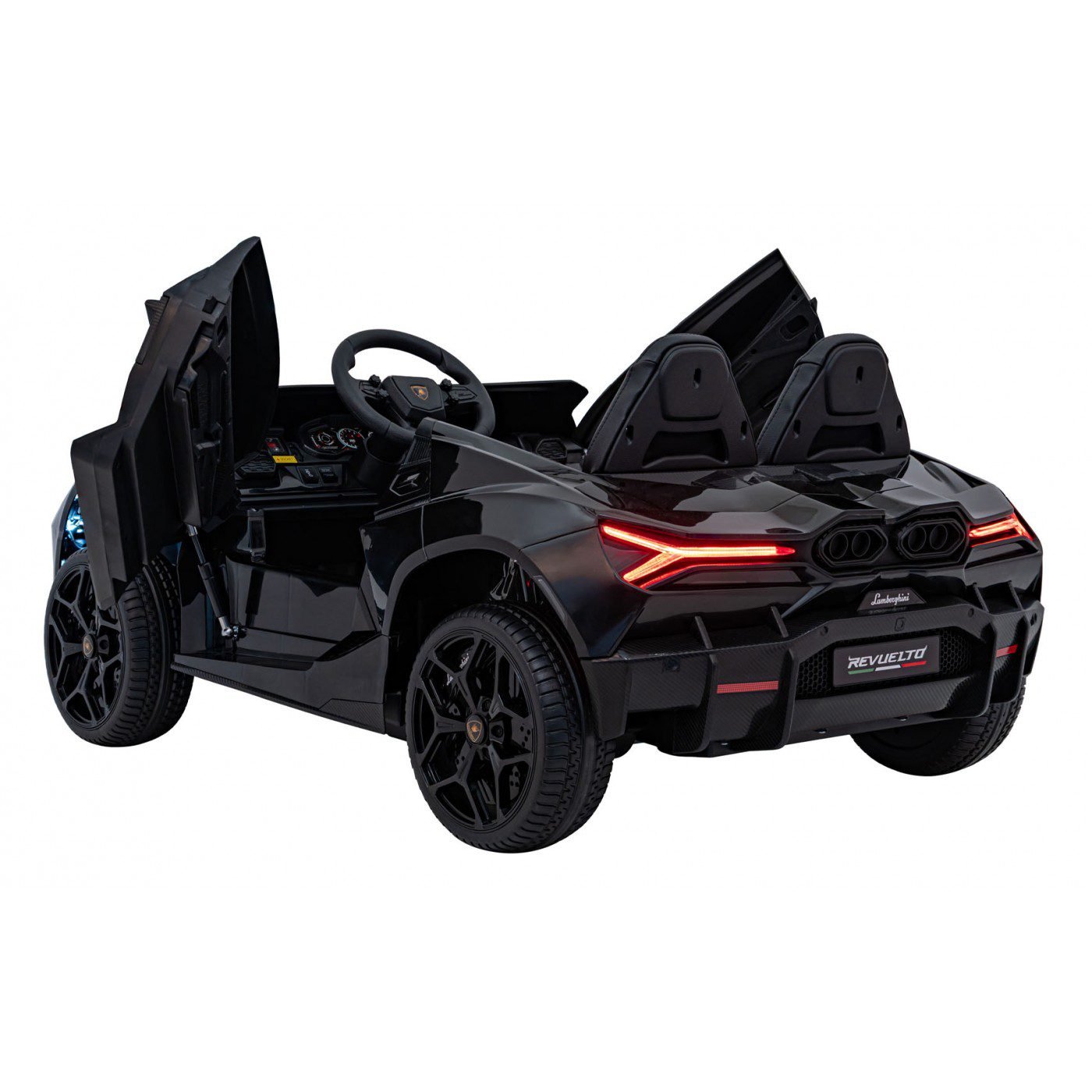 Лицензирана акумулаторна кола Lamborghini Revuelto XL, MP4, 24V7AH, 800W, EVA гуми - Image 14