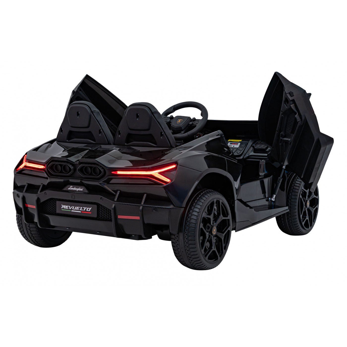 Лицензирана акумулаторна кола Lamborghini Revuelto XL, MP4, 24V7AH, 800W, EVA гуми - Image 13
