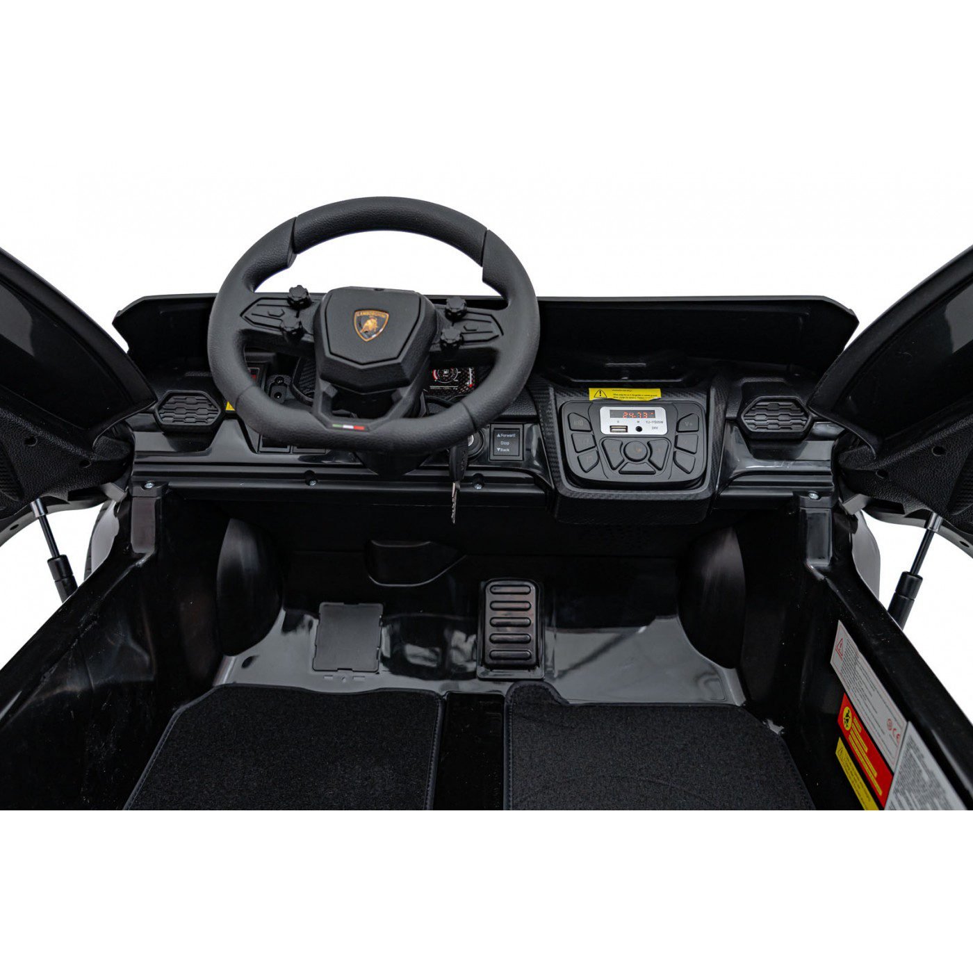 Лицензирана акумулаторна кола Lamborghini Revuelto XL, MP4, 24V7AH, 800W, EVA гуми - Image 22