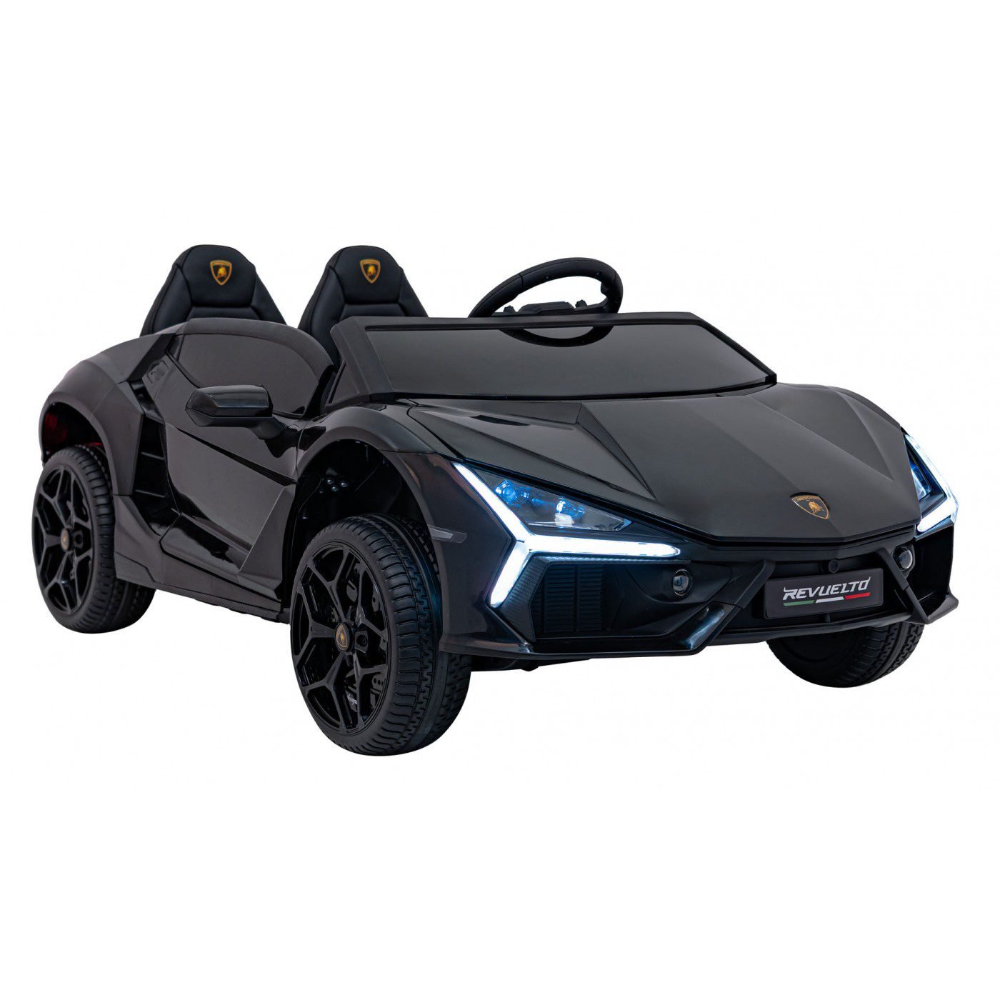 Лицензирана акумулаторна кола Lamborghini Revuelto XL, MP4, 24V7AH, 800W, EVA гуми - Image 4