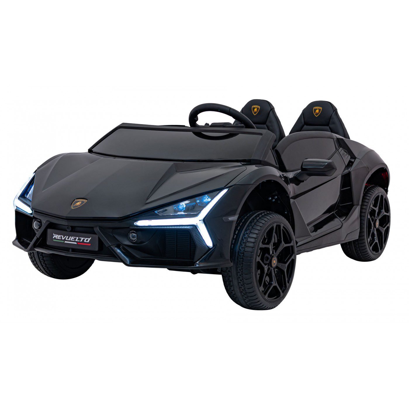 Лицензирана акумулаторна кола Lamborghini Revuelto XL, MP4, 24V7AH, 800W, EVA гуми - Image 2