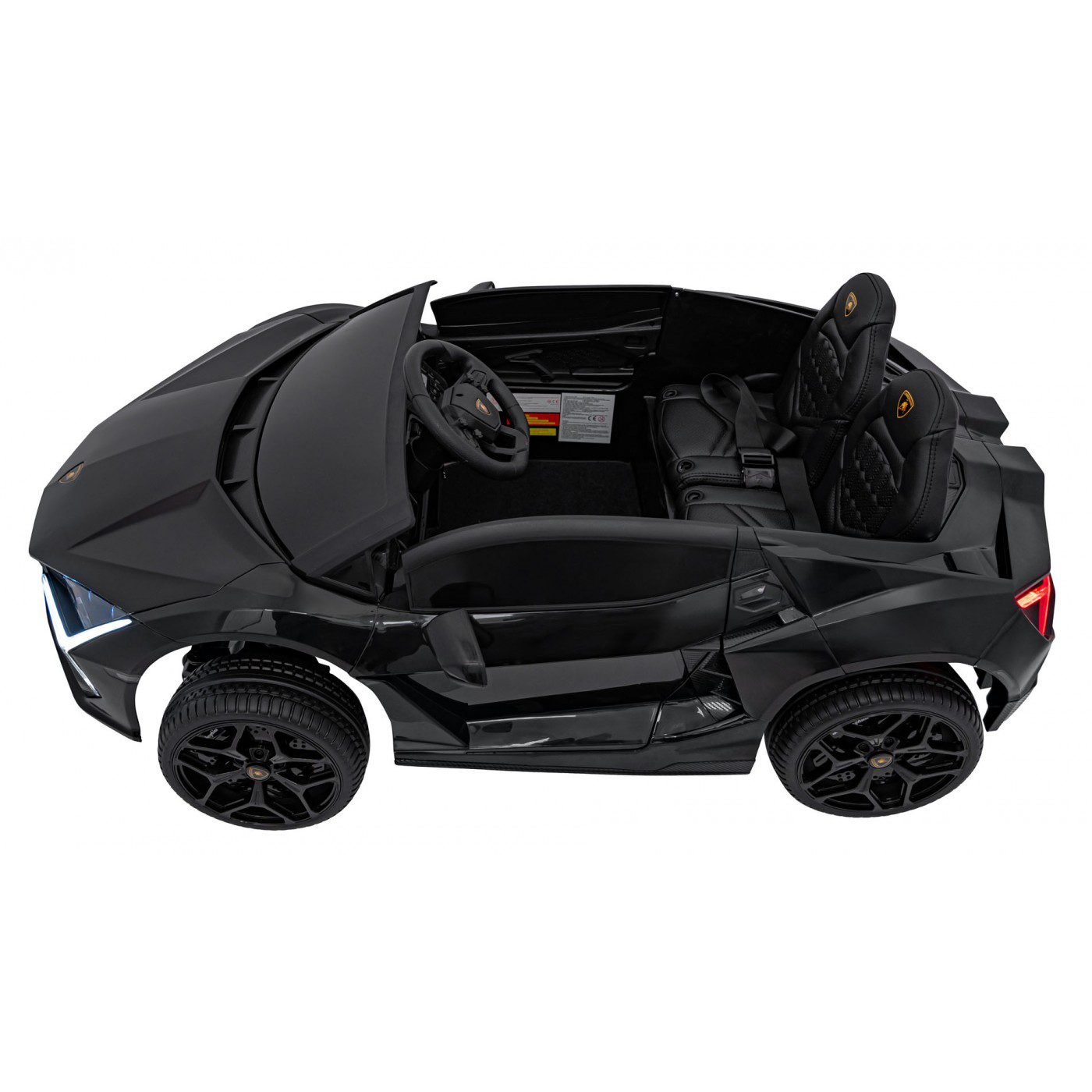 Лицензирана акумулаторна кола Lamborghini Revuelto XL, MP4, 24V7AH, 800W, EVA гуми - Image 9