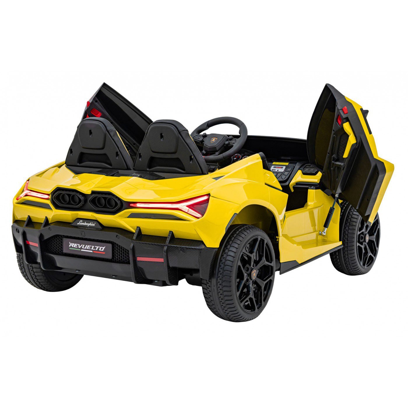 Лицензирана акумулаторна кола Lamborghini Revuelto XL, MP4, 24V7AH, 800W, EVA гуми - Image 11