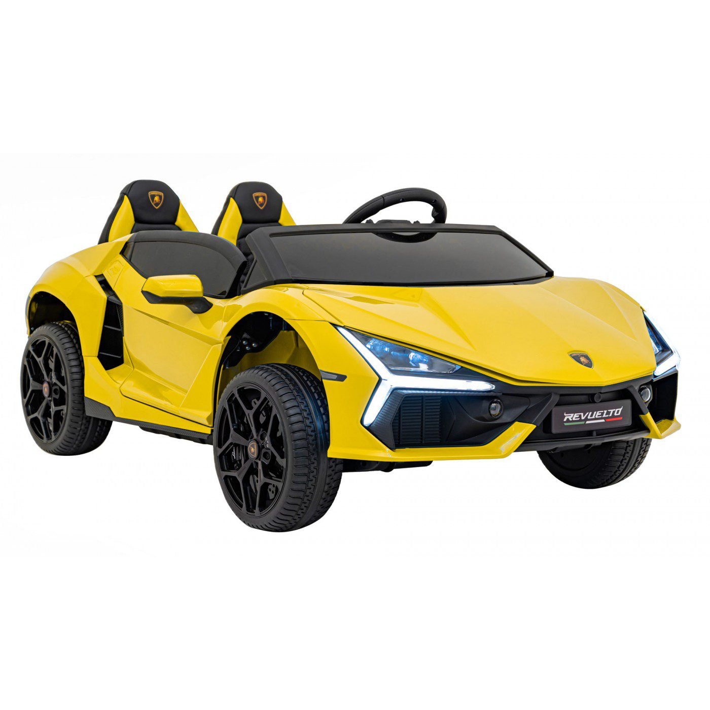 Лицензирана акумулаторна кола Lamborghini Revuelto XL, MP4, 24V7AH, 800W, EVA гуми - Image 7