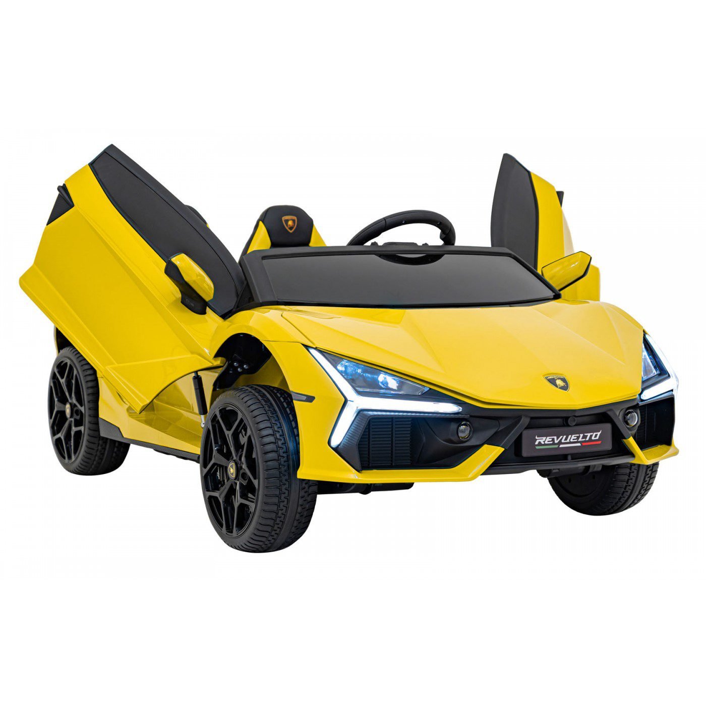 Лицензирана акумулаторна кола Lamborghini Revuelto XL, MP4, 24V7AH, 800W, EVA гуми - Image 4