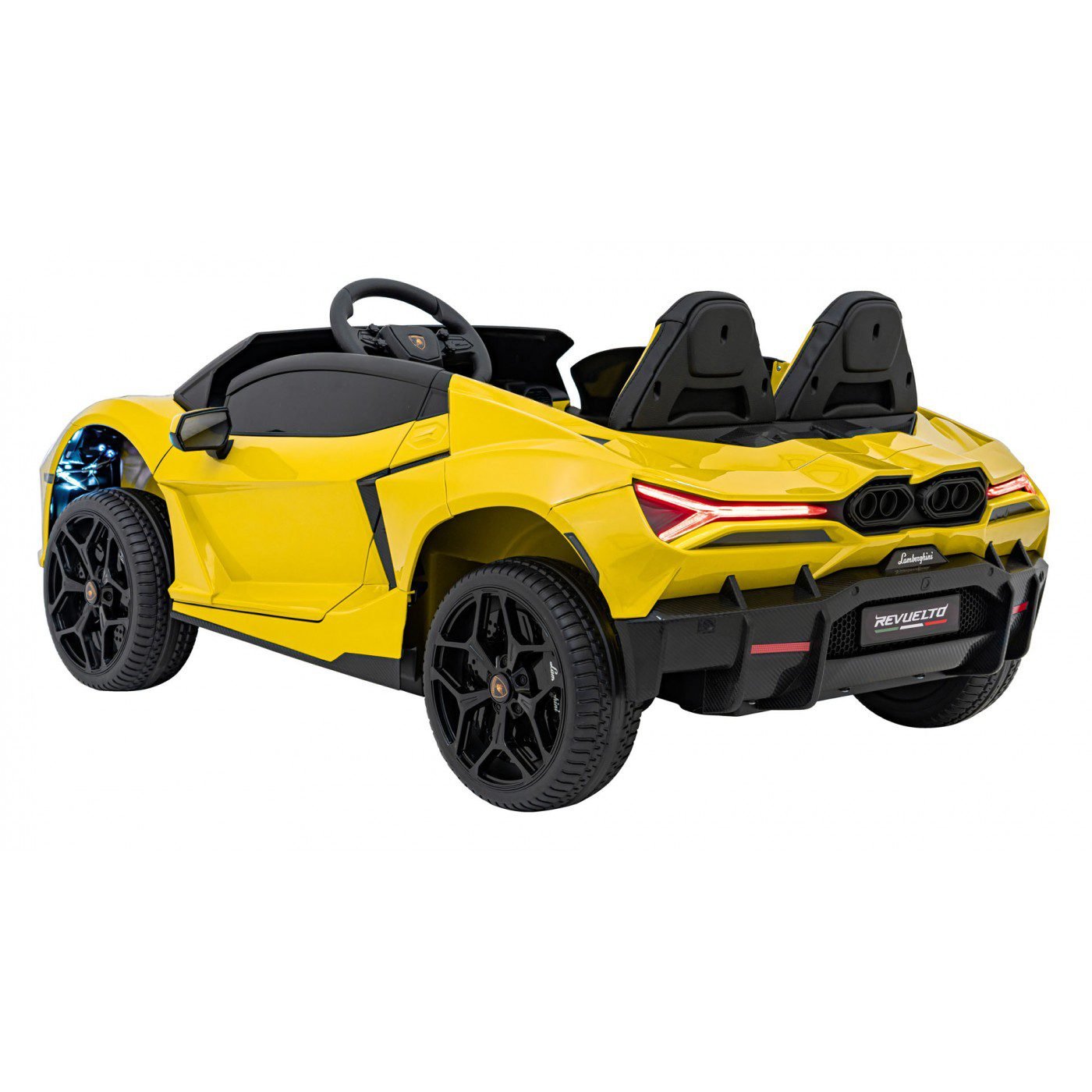 Лицензирана акумулаторна кола Lamborghini Revuelto XL, MP4, 24V7AH, 800W, EVA гуми - Image 8