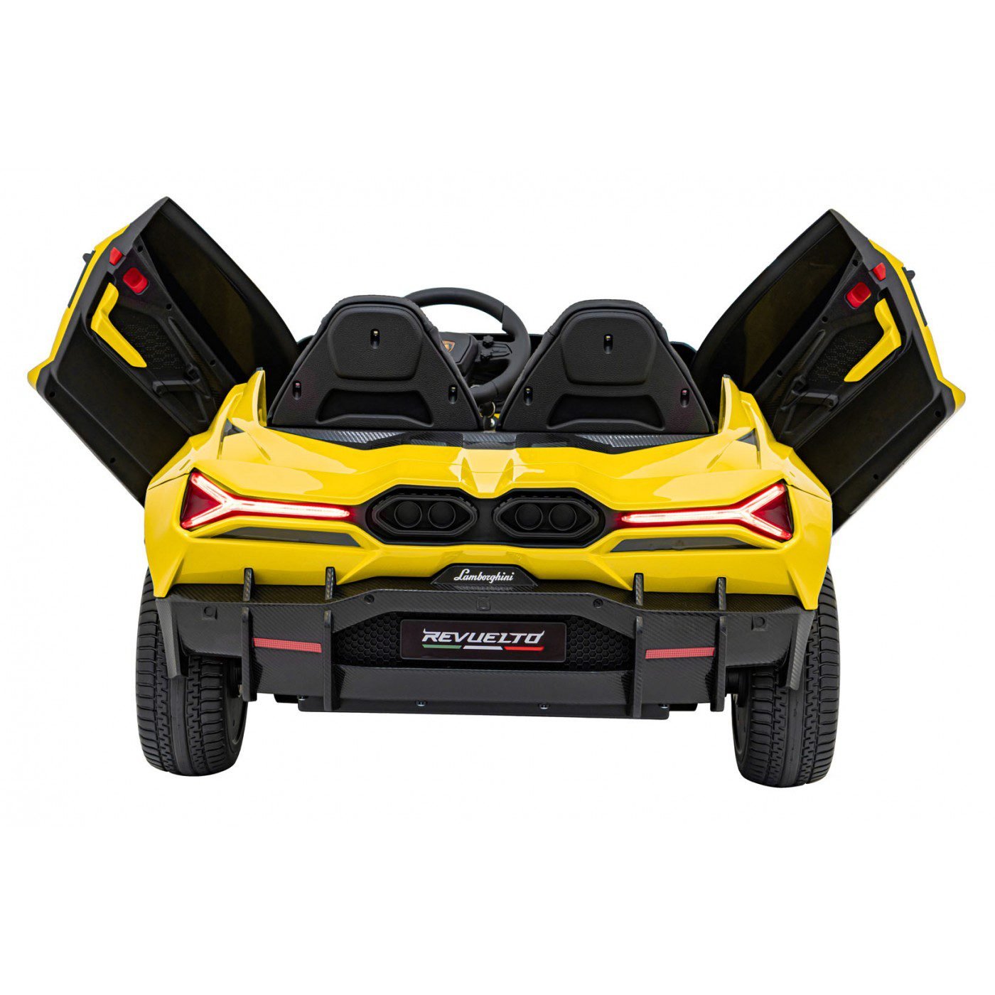 Лицензирана акумулаторна кола Lamborghini Revuelto XL, MP4, 24V7AH, 800W, EVA гуми - Image 10
