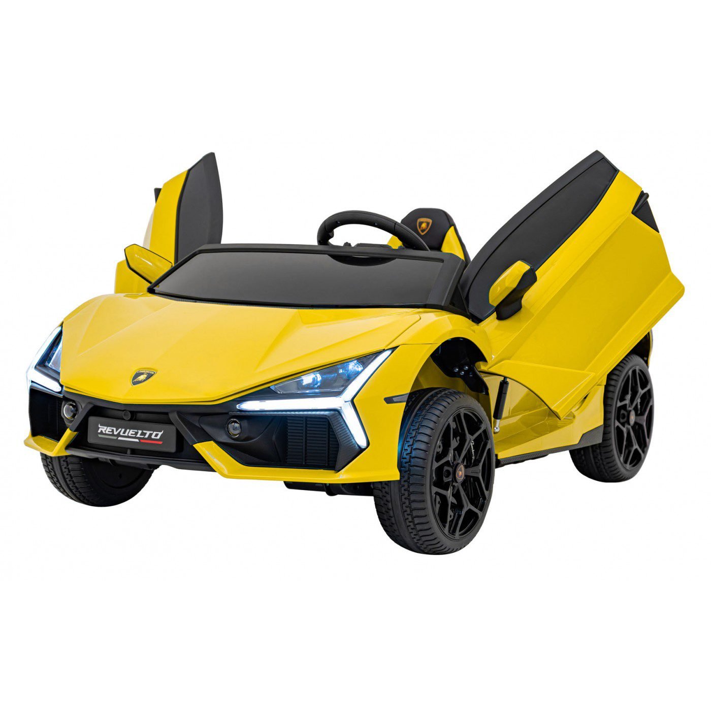 Лицензирана акумулаторна кола Lamborghini Revuelto XL, MP4, 24V7AH, 800W, EVA гуми