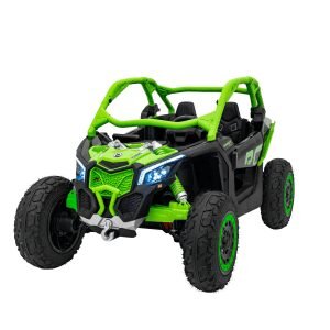 Лицензирано Акумулаторно UTV Can-Am Maverick Turbo RR, 4х4, 600W, 24V/14Ah, Надуваеми гуми