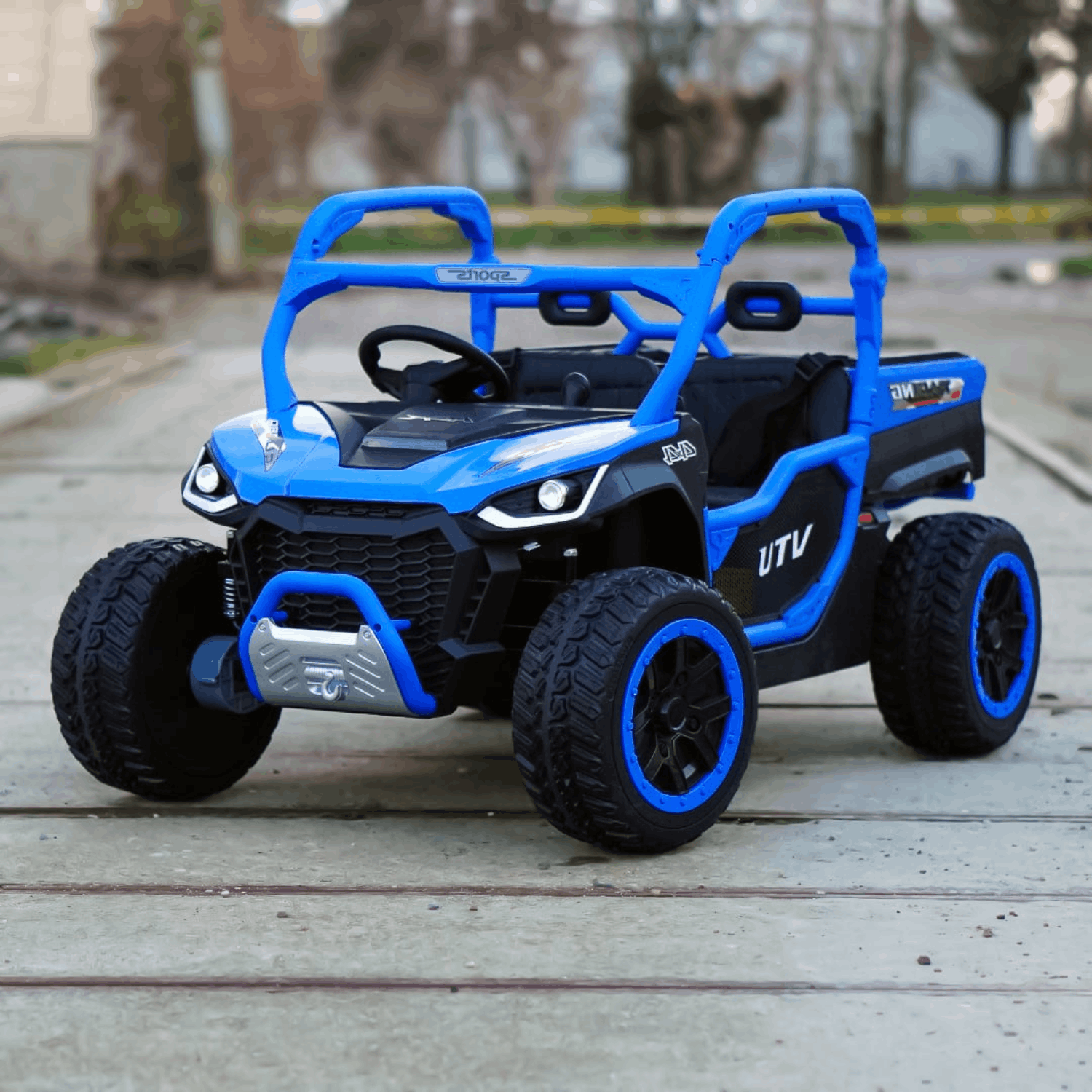 Лицензирано акумулаторнo UTV Ranger, 24V10Ah, 300W, 4x4, EVA Гуми, MP3 Плеър