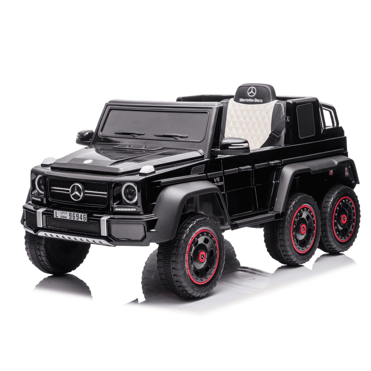 Лицензиран Акумулаторен Джип Mercedes G63 AMG, 12V/10Ah, 6x6, 210W, EVA гуми, R/C, МР3 - Image 8