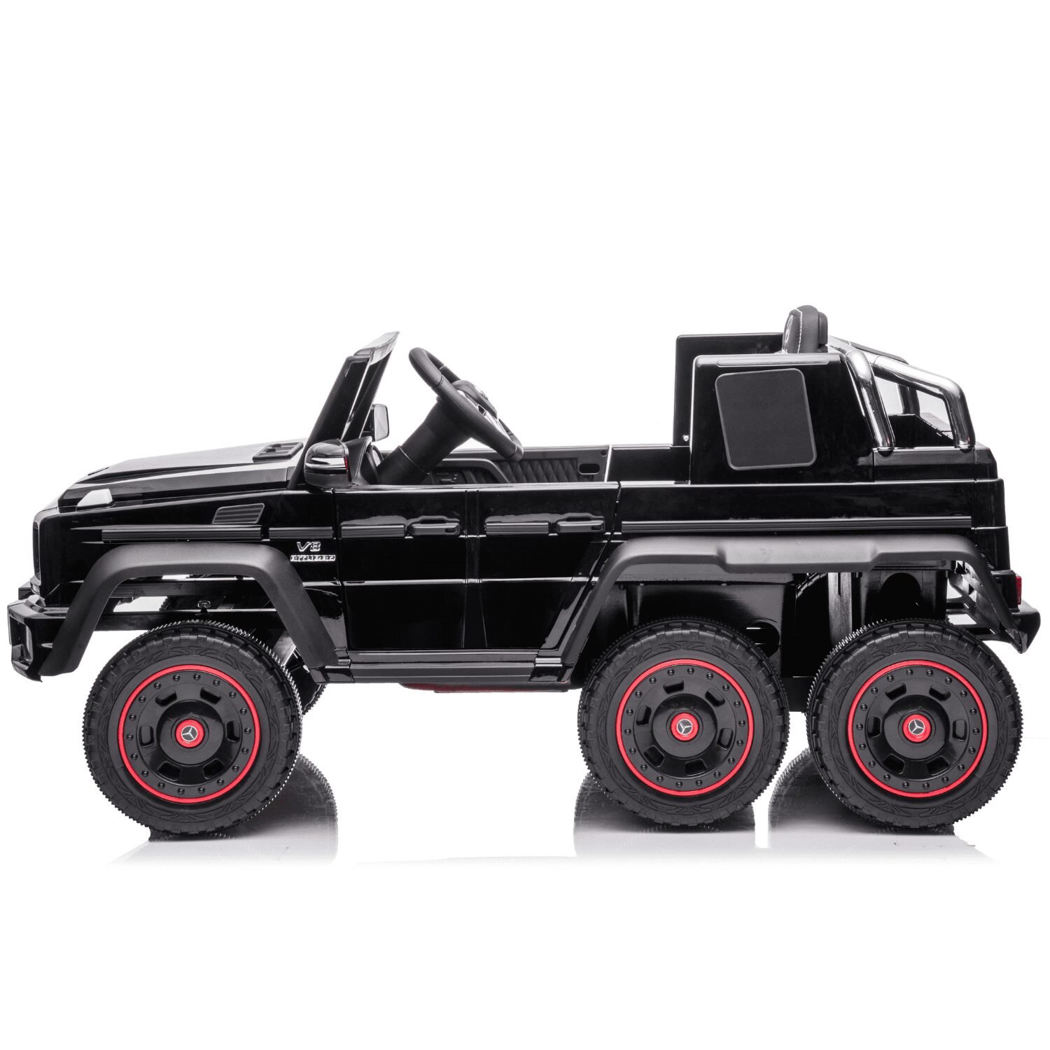 Лицензиран Акумулаторен Джип Mercedes G63 AMG, 12V/10Ah, 6x6, 210W, EVA гуми, R/C, МР3 - Image 5