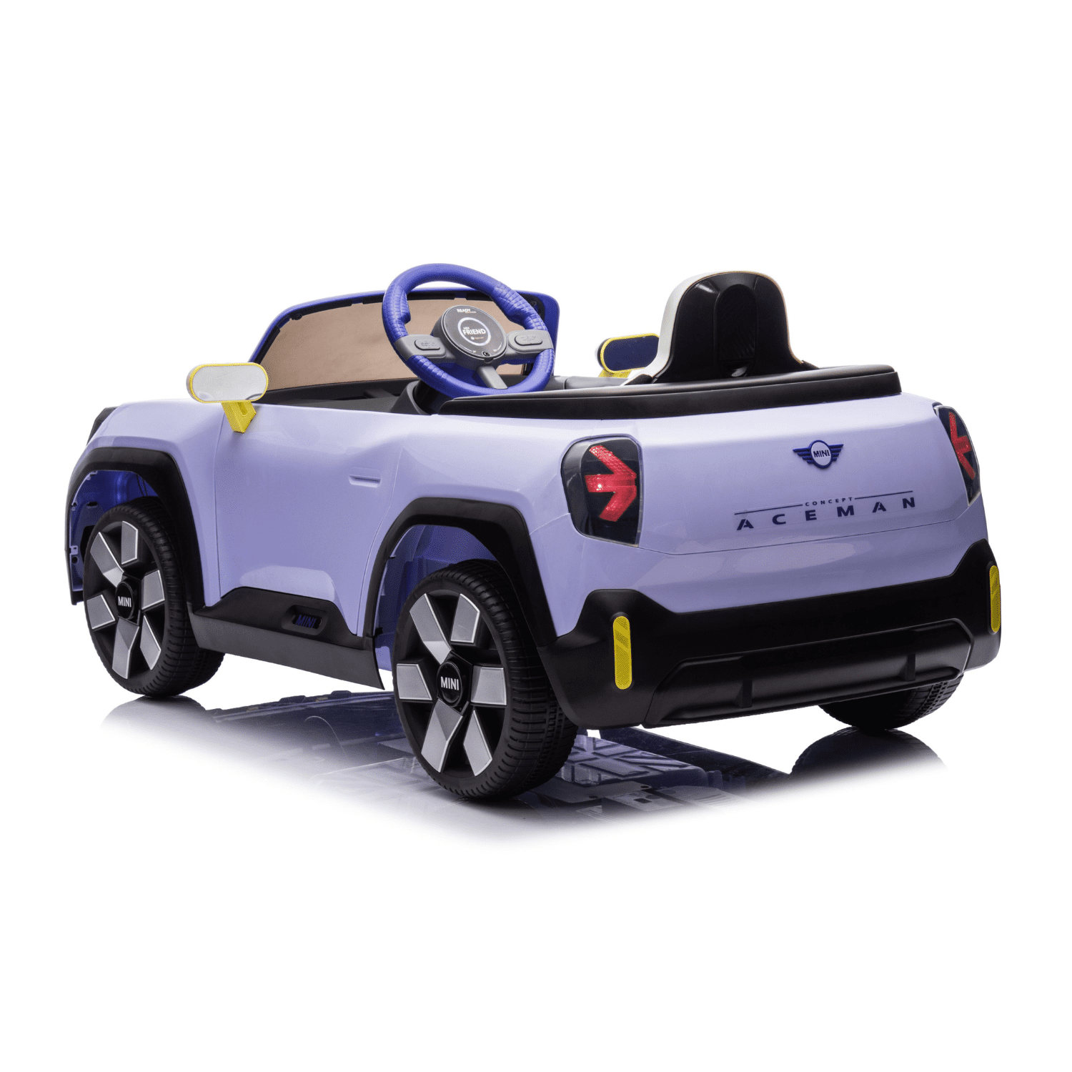 Лицензирана акумулаторна кола Mini Concept Aceman, 160W, 24V7Ah, R/C 2.4G, EVA гуми - Image 5
