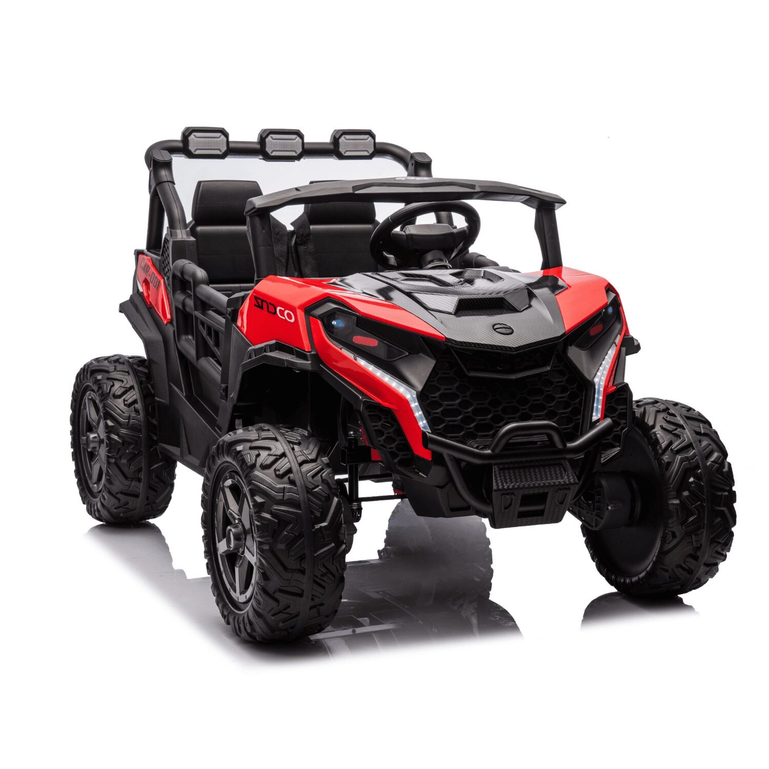 Детско Акумулаторно UTV Monster 2026, 320W, 24V7AH, EVA гуми, 4X4, Mp3 - Image 3