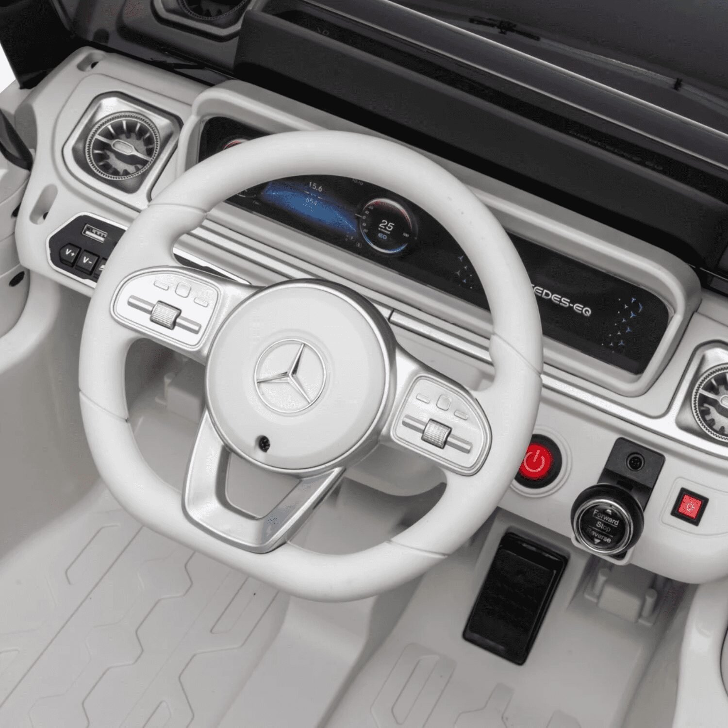 Лицензиран Акумулаторен Джип Mercedes EQG 2026, 140W, 4х4, 12V/9Ah, EVA гуми - Image 5