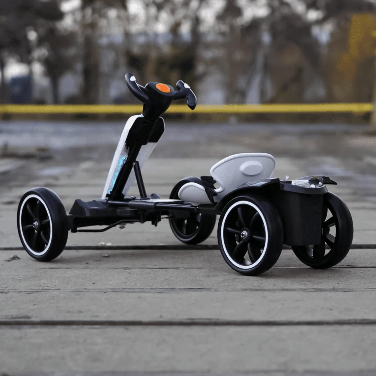 Детски акумулаторен картинг GoKart V2, 12V/7Ah, 45W, EVA гуми, сгъваем, R/C 2.4G - Image 11