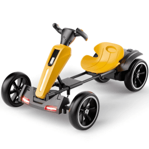 Детски акумулаторен картинг GoKart V2, 12V/7Ah, 45W, EVA гуми, сгъваем, R/C 2.4G