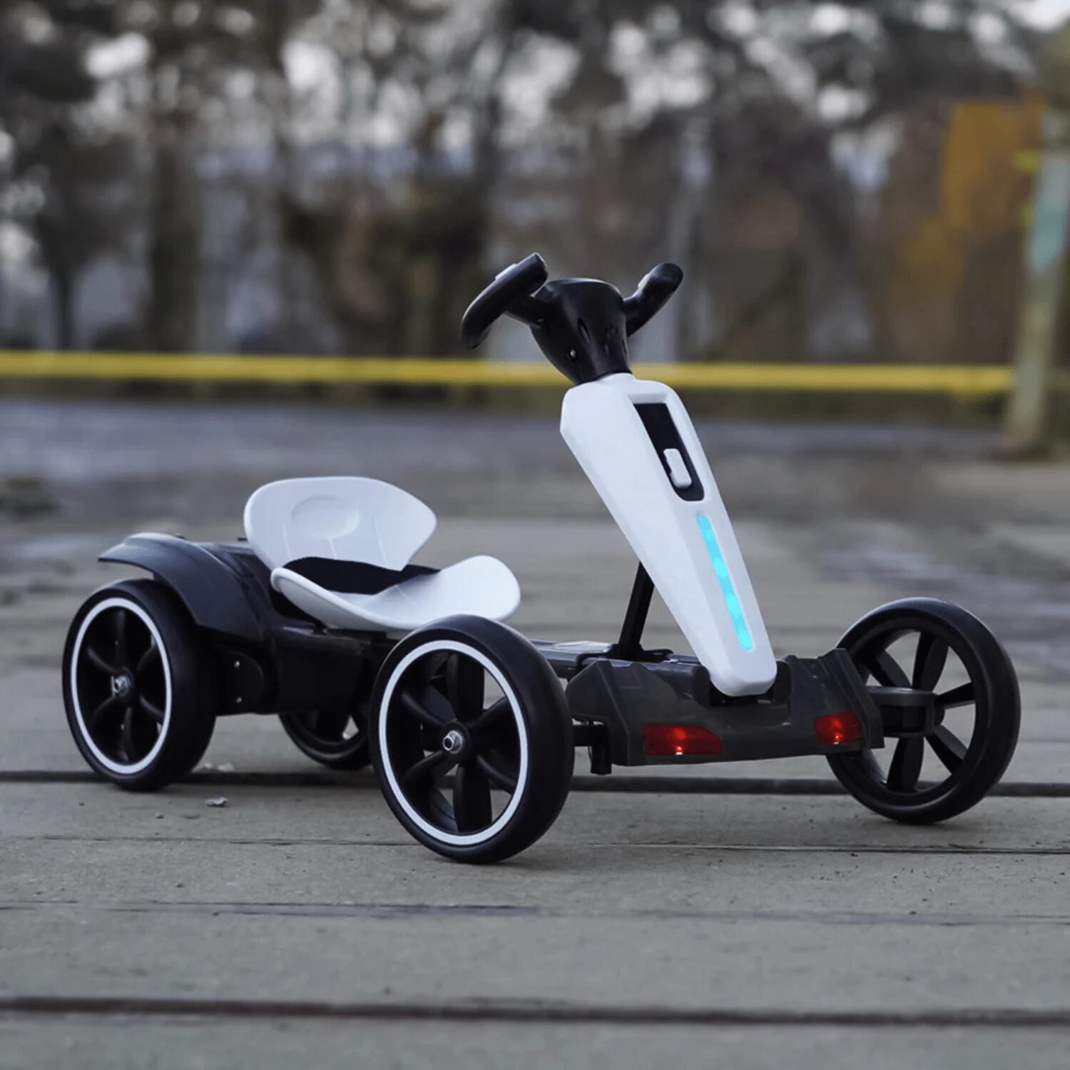 Детски акумулаторен картинг GoKart V2, 12V/7Ah, 45W, EVA гуми, сгъваем, R/C 2.4G - Image 2