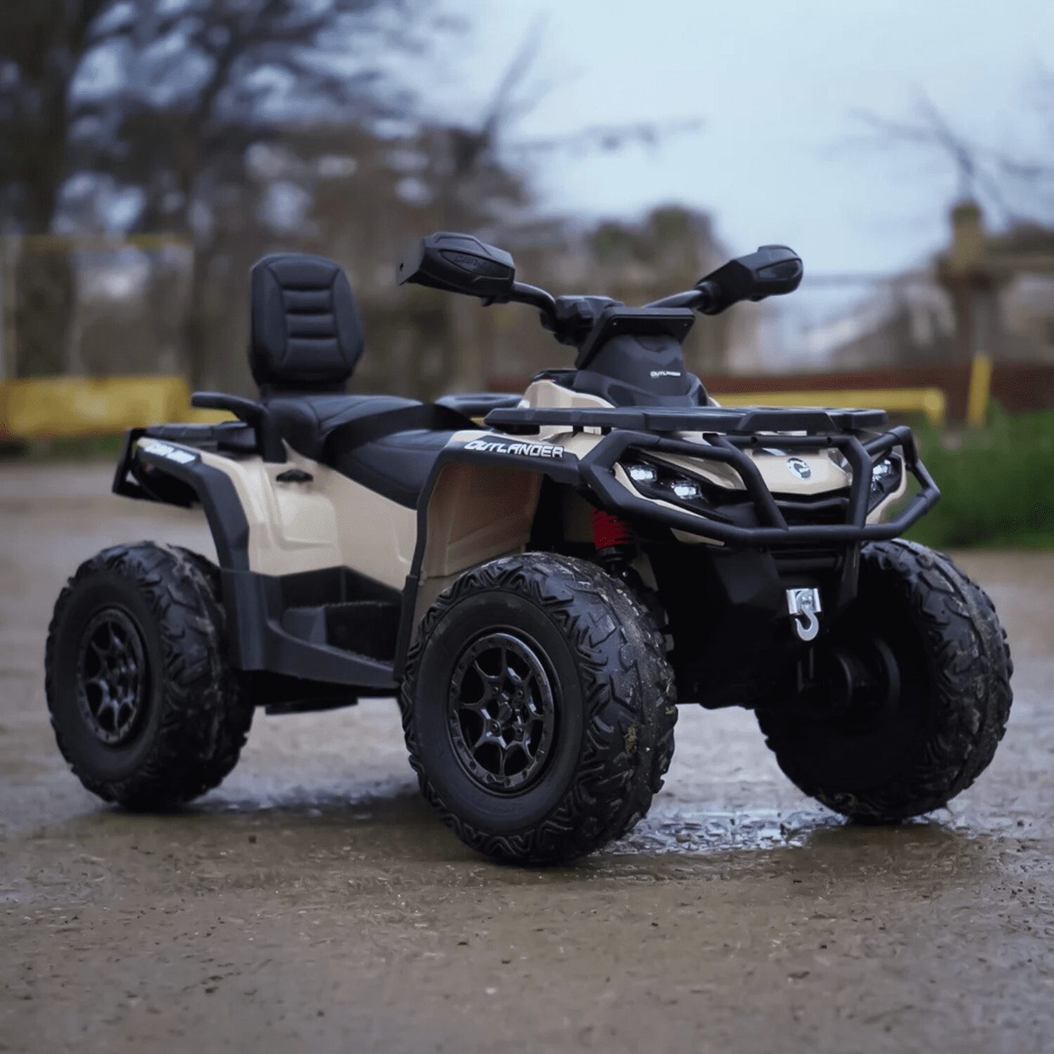 Лицензирано детско ATV CAN-AM Outlander, 800W, 4x4, 24V/7Ah, MP3 - Image 4