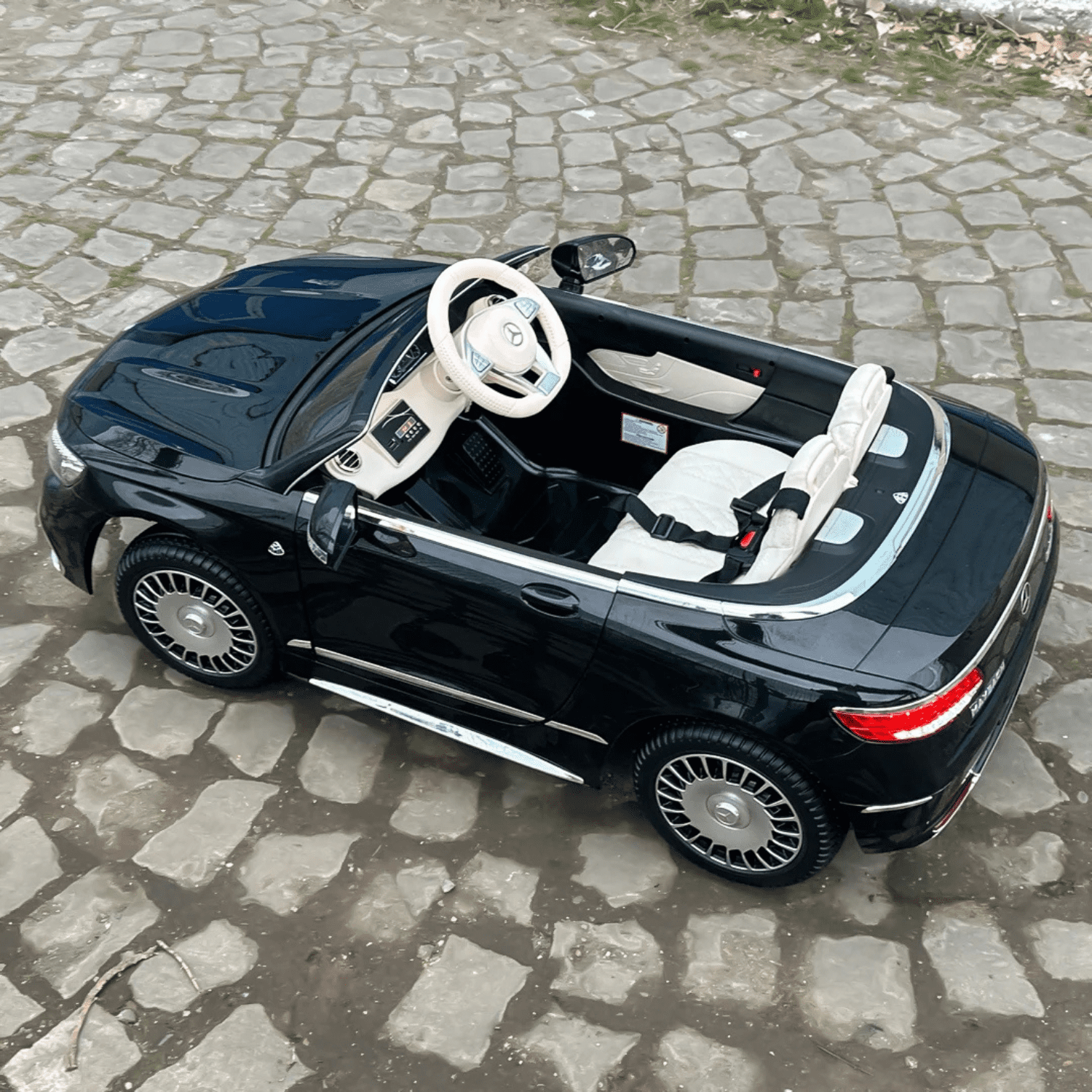 Лицензирана акумулаторна кола Mercedes S650 MAYBACH, 12V, 90W, R/C 2.4G, EVA гуми - Image 5