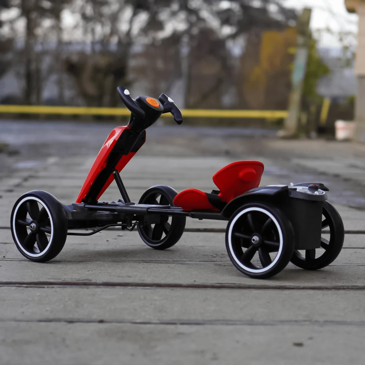 Детски акумулаторен картинг GoKart V2, 12V/7Ah, 45W, EVA гуми, сгъваем, R/C 2.4G - Image 12