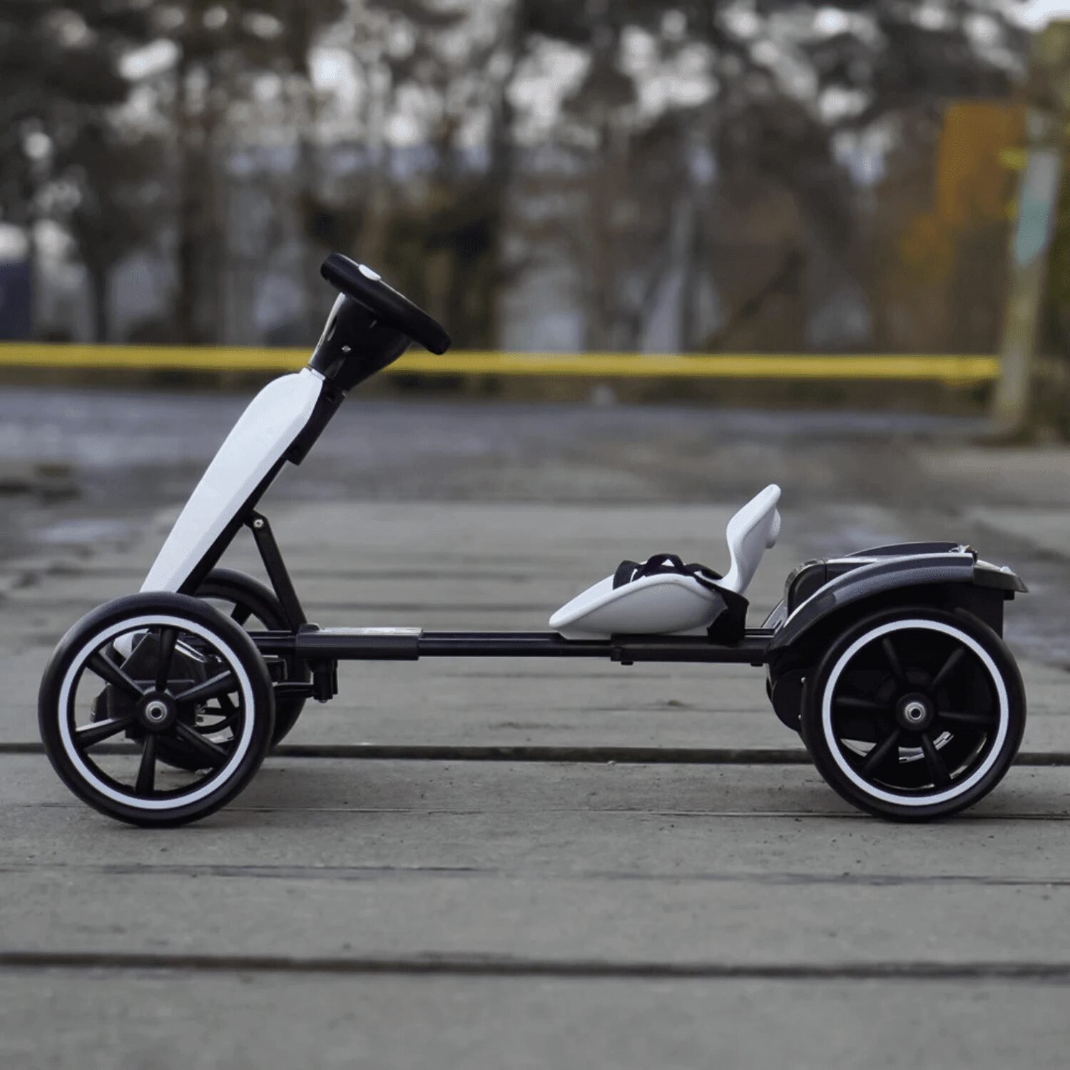 Детски акумулаторен картинг GoKart V2, 12V/7Ah, 45W, EVA гуми, сгъваем, R/C 2.4G - Image 7