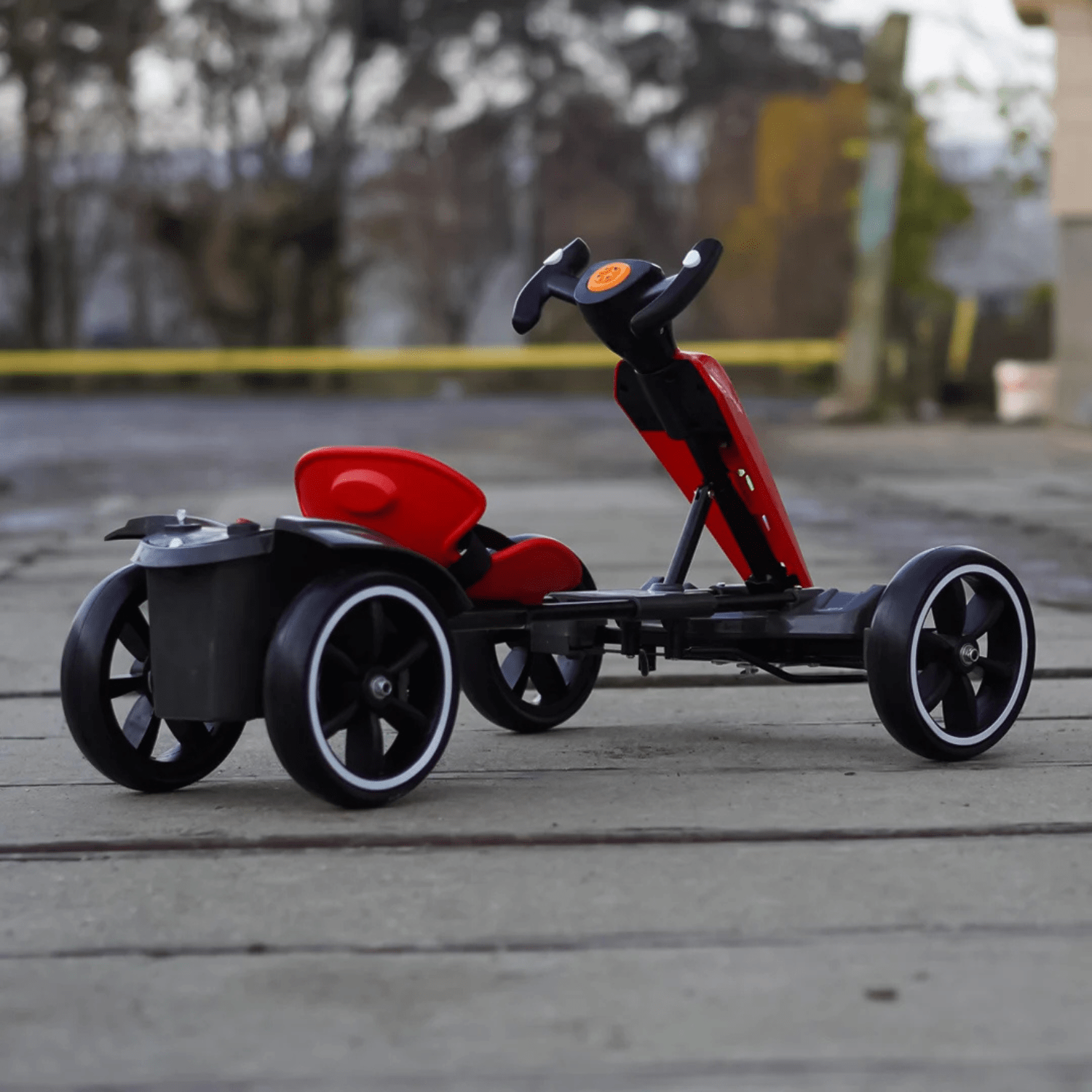 Детски акумулаторен картинг GoKart V2, 12V/7Ah, 45W, EVA гуми, сгъваем, R/C 2.4G - Image 10