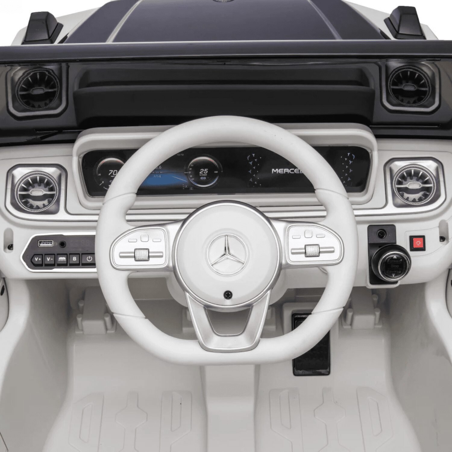 Лицензиран Акумулаторен Джип Mercedes EQG 2026, 140W, 4х4, 12V/9Ah, EVA гуми - Image 10