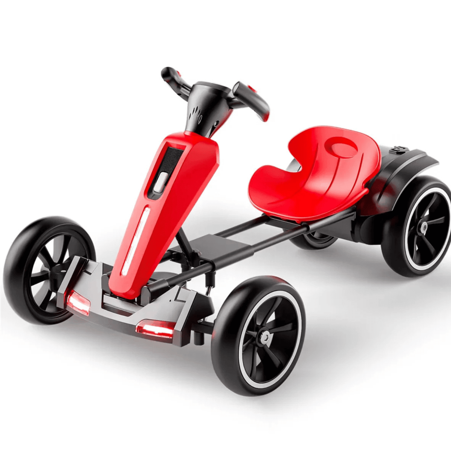 Детски акумулаторен картинг GoKart V2, 12V/7Ah, 45W, EVA гуми, сгъваем, R/C 2.4G