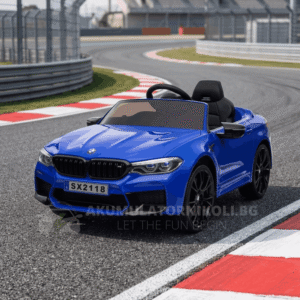 Лицензирана акумулаторна кола Bmw M5 Premium 24V/7Ah, 500W, Кожена седалка, Drift функция, 2026