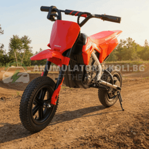 Лицензиран Акумулаотрен Мотор Honda CRF450, 250W, 24V/7Ah, Надуваеми Гуми