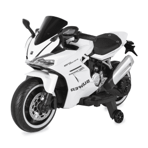 Акумулаторен Мотор Surfer, 12V/7Ah, MP3, PU Седалки, Помощни Колела