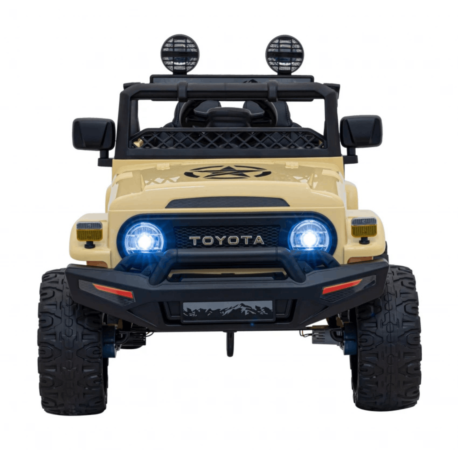 Лицензиран Акумулаторен Джип Toyota FJ Cruiser 12V/7Ah, 4х4, 90W, EVA гуми, R/C - Image 2