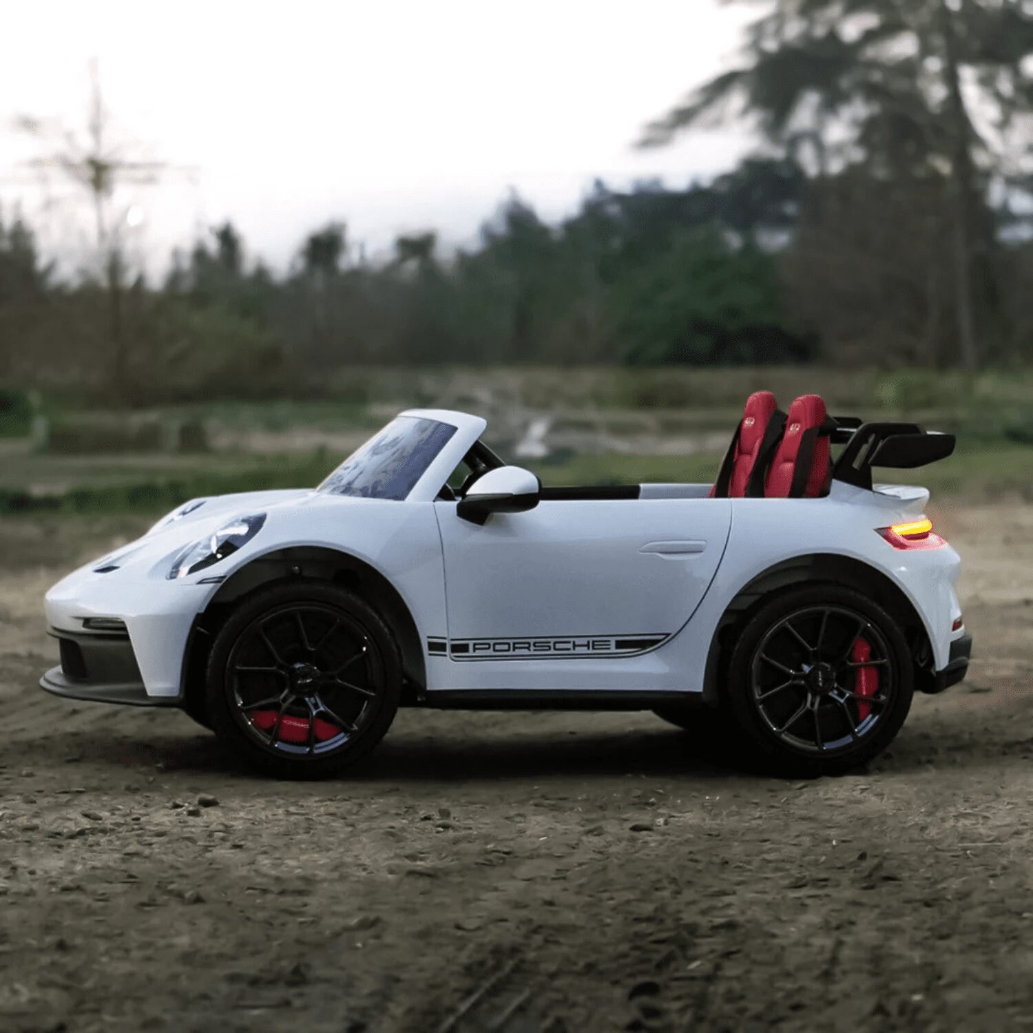 Лицензирана акумулаторна кола Porsche 911 2026, GT3, 24V14Ah, 400W, EVA Гуми, Безчеткови мотори - Image 4