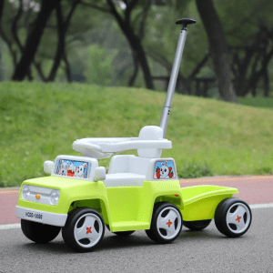 Детска Кола с Дръжка и Акумулатор FunnyBunny, 6V/7Ah, 60W