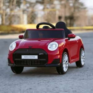Лицензирана Детска Акумулаторна Количка Mini Cooper, 150W, 12V/7Ah, EVA гуми, MP3
