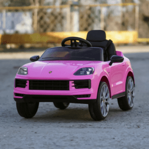 Лицензиран акумулаторен джип Porsche Cayenne , 100W,12V7AH, R/C 2.4G, EVA гуми